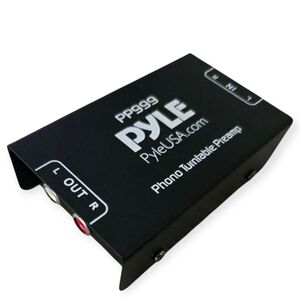 Mini Phono Turntable Preamp - Low Noise, RCA Input/Output, Metal Housing